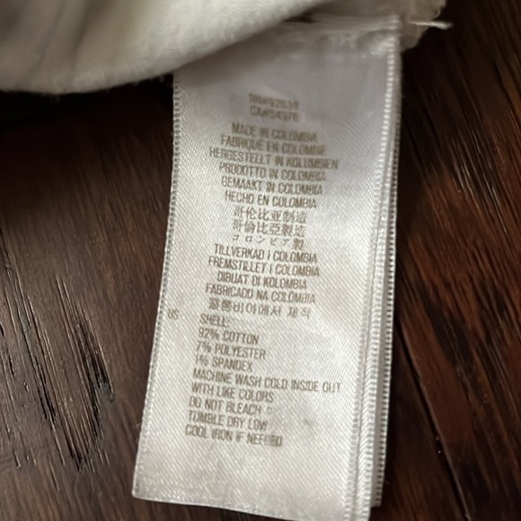 Fossil classic denim pinstripe skirt size 29 5 pocket style Gently Used - Picture 7 of 8